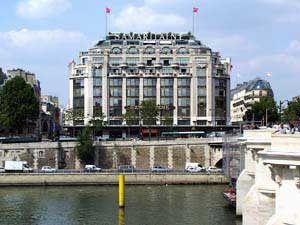 the Samaritaine department store ...