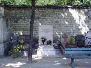 Sartre's grave...