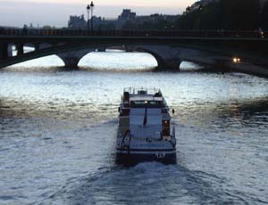 The Seine, sunset, 2 July 2005