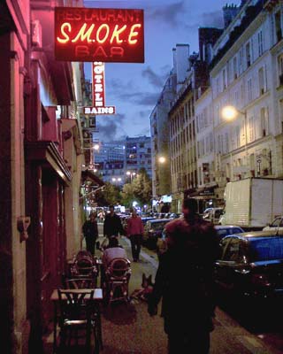 Smoke in Montparnasse - Rue Delambre 