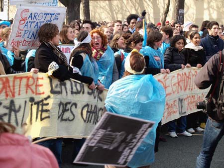 Paris demonstrations, 19 March 2006