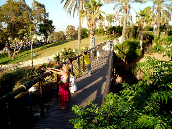 The Bridge of Wishes on Jaffa hill -