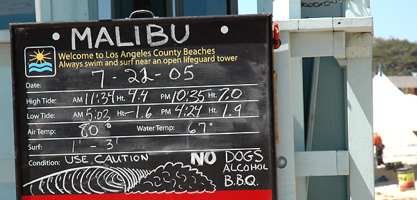 Malibu Call to the Wall, July 2005