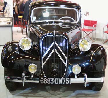 But this is the intimate French machine a cherry Citro n Traction Avant