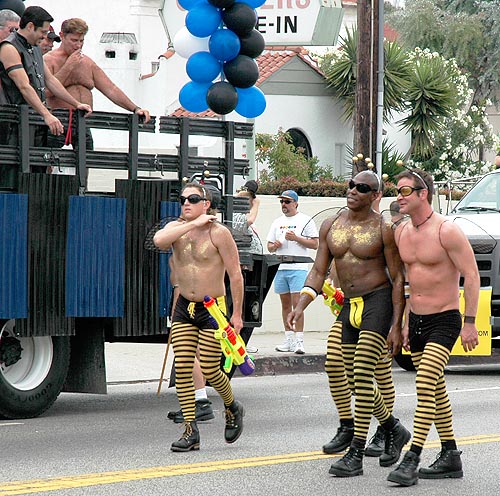 2005 West Hollywood Gay Pride Parade - Bee Men