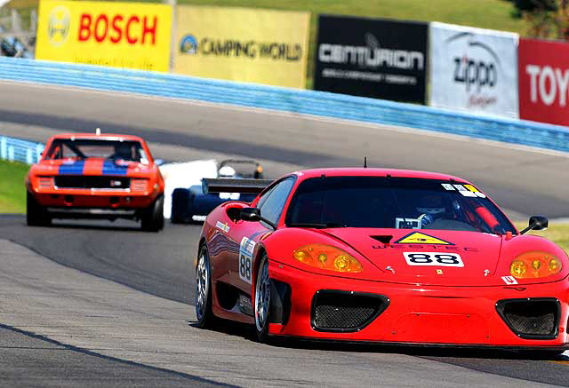 Gerald Vento 1998 Ferrari 360 GT through the esses