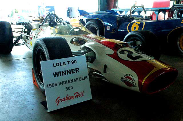 1966 Lola T-90 Indianapolis 500 winner driven by Graham Hill